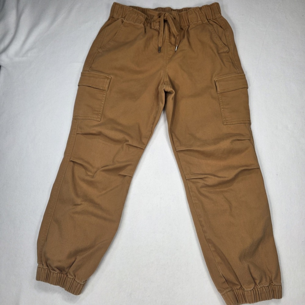 Cabi Jargon Jogger Size M 6695 Nutmeg Cargo Pants Pockets Spring 2025 Canvas